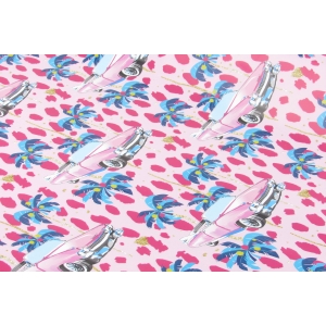 Бумага упаковочная глянцевая "Маями"